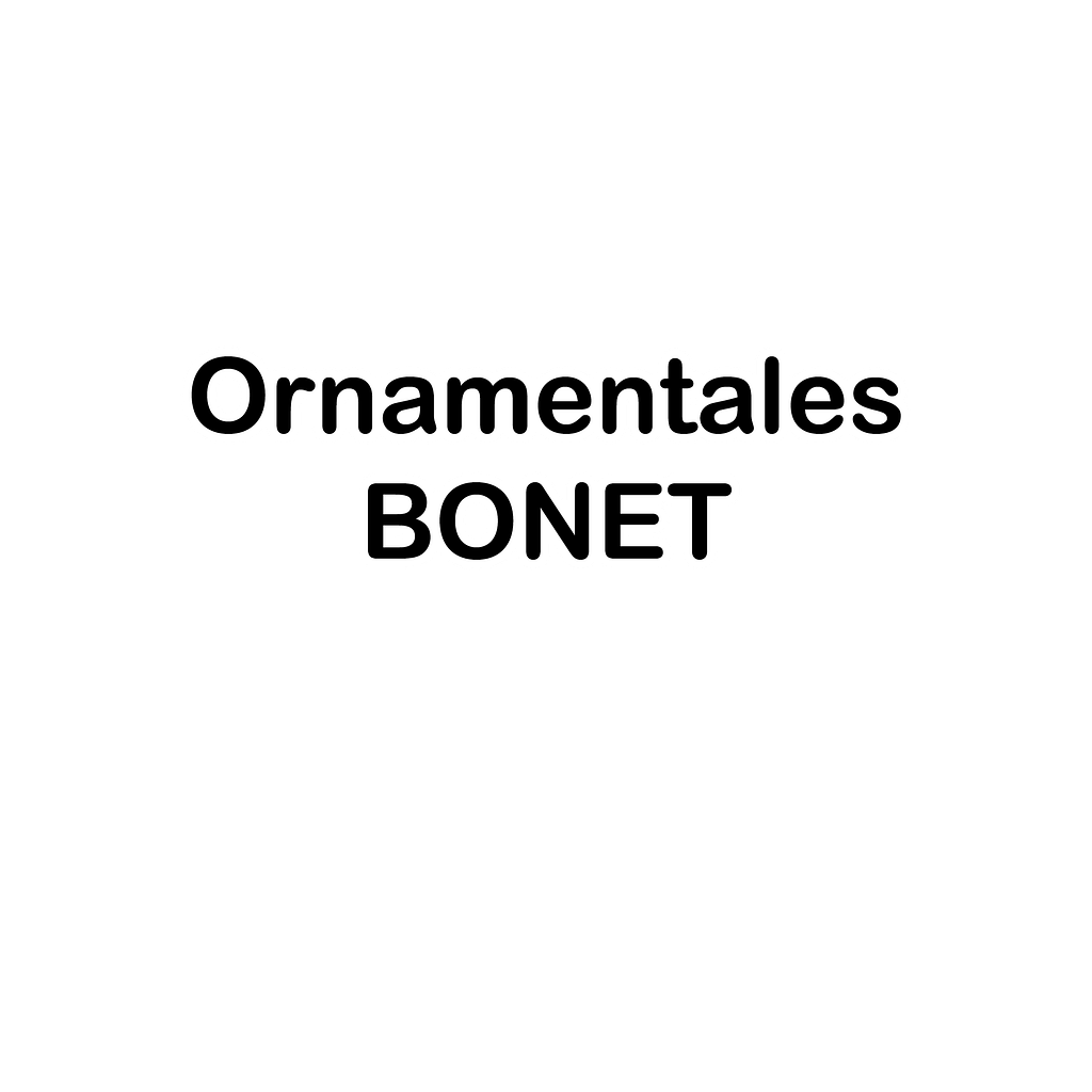 Logotipo ornamentales bonet